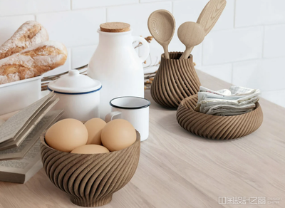 从废料到宝藏 工厂废弃木材的3D打印家居奇迹